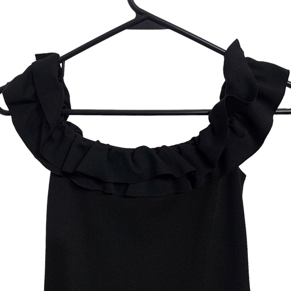 ZARA TRAFALUC OFF THE SHOULDER BODYCON MIDI DRESS - Picture 10 of 14